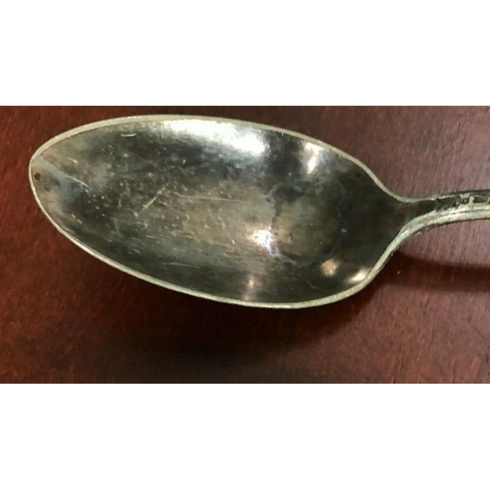 Holmes and Edwards inlaid silver plate serving spoon 